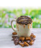 salted caramel brownie mircowave single