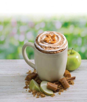 caramel apple cinnamon muffin mircowave single