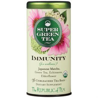 super immunity green tea, natural, organic