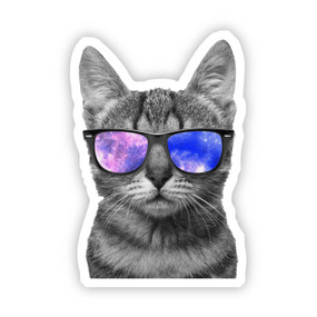 cat sunglasses sticker