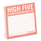 high five sticky note, 3 x 3 inches, 100 sheets