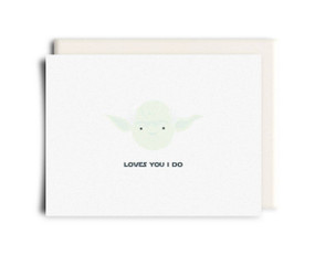 Yoda valentines card