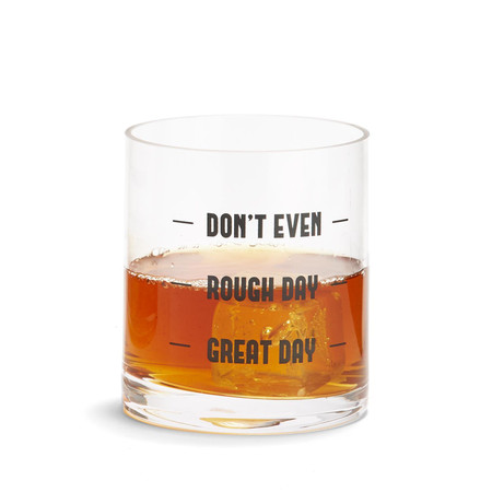 don't even double old fashion glass