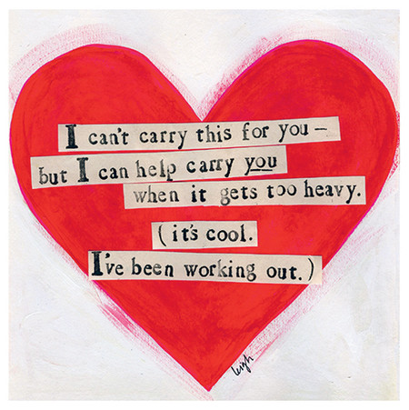 carry you encouragement card