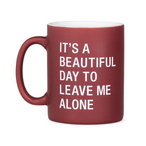 it's a beautiful day mug