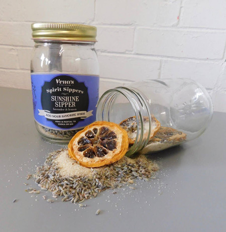 spirit sipper infusion jar, sunshine