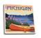michigan canoe and lake coaster