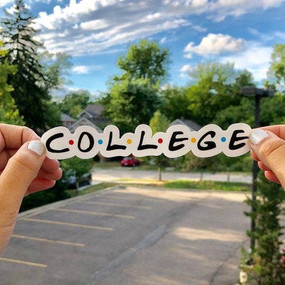 college sticker