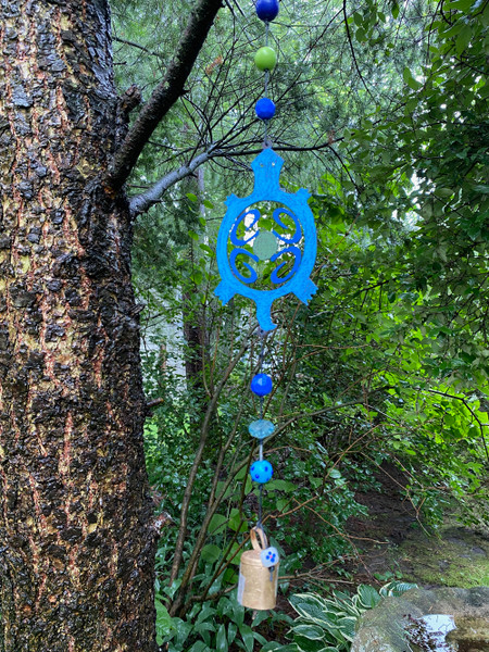 turtle mobile wind chime