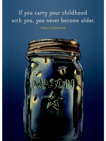 mason jar  birthday card