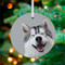 best friends ornament, husky