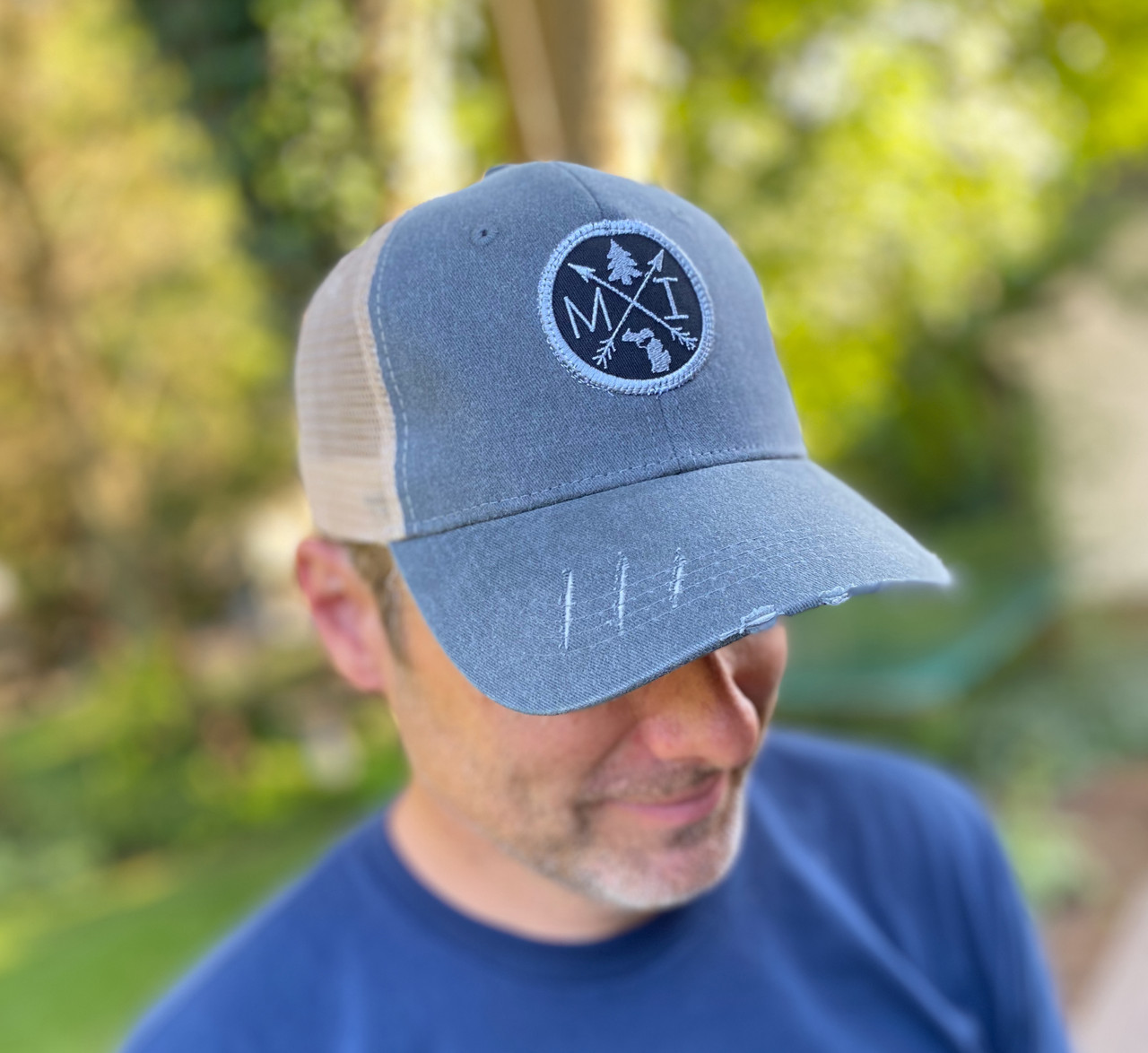 evergreen compass michigan hat 