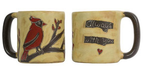 always with you cardinal stoneware mug