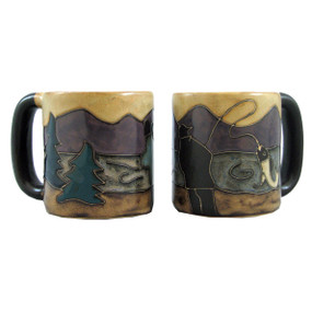 fisherman stoneware mug
