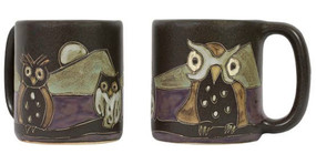 night owls stoneware mug