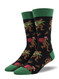 big foot christmas men crew socks