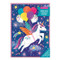unicorn party greeting card puzzle