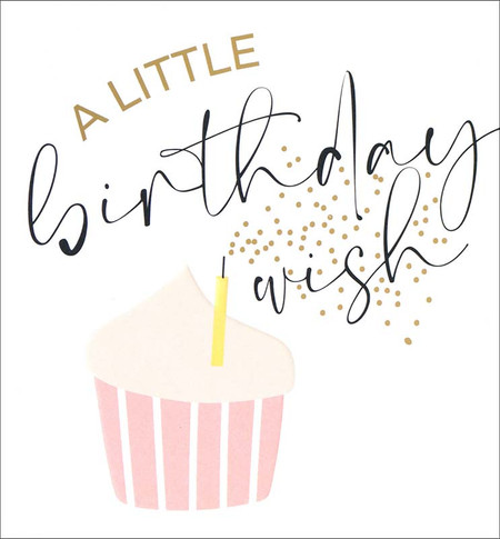 a little birthday wish birthday card
