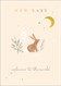 rabbit new baby card