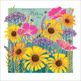 sunflowers mother's day card