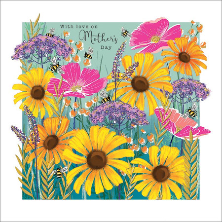 sunflowers mother's day card