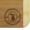 michigan state stamp bamboo cutting board