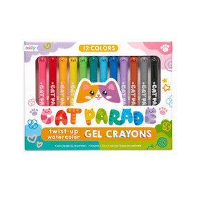 cat parade gel crayon set