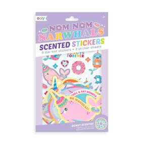 narwhals scented stickers