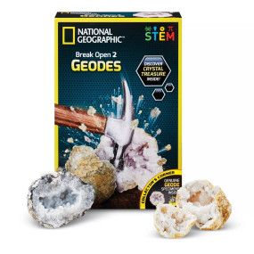 national geographic break your own geode