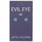 evil eye earrings, turquoise