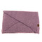 solid boucle knit scarf, grapeade