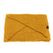 solid boucle knit scarf, mustard