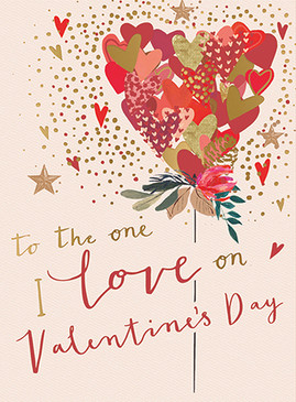 one I love valentine's day card
