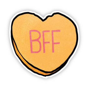 BFF heart sticker