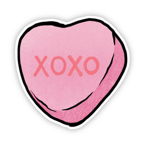 XOXO heart sticker