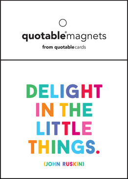 delight in the little things magnet