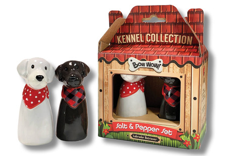 kennel club salt & pepper collection, black and white lab