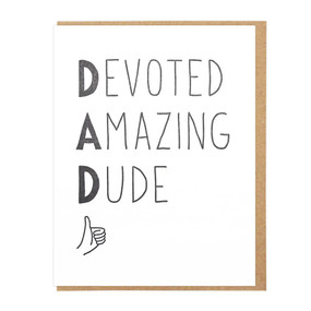 devoted amazing dude father's day