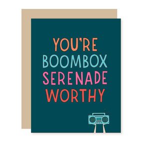 boombox serenade love card