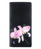 vegan leather wallet, orchid
