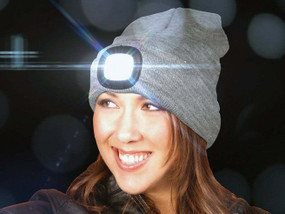 night scope brightside rechargeable LED beanie 