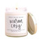 sweet water soy candle 9 oz., warm and cozy
