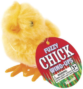yellow fuzzy chick wind-up