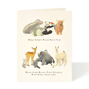 birthday zoo birthday card