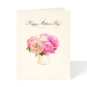 pretty peonies mother's day card