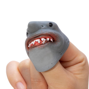 shark baby finger puppet