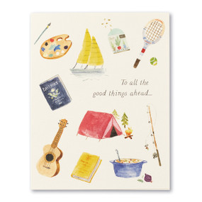 to all the good things ahead retirement card