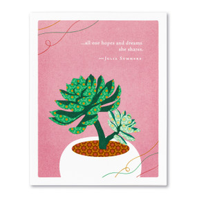all our hopes and dreams mother's day card