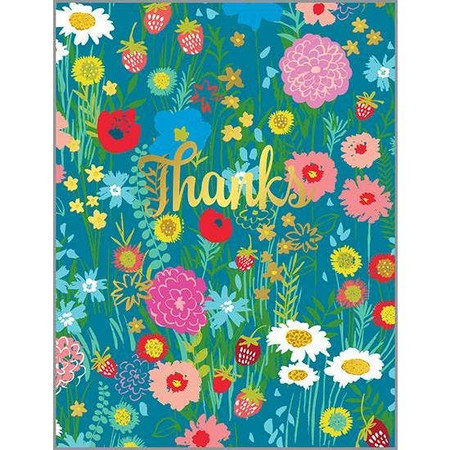 flowers galore thank you card