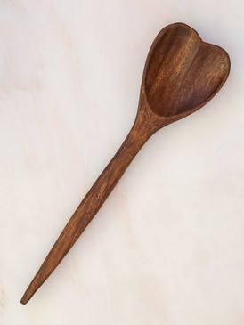 acacia wood serving spoon